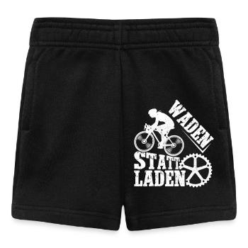 Radfahrer WADEN STATT LADEN Radeln Lustiges - Baby Shorts - Schwarz - Vorne