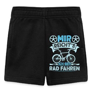 Radfahren MIR REICHT'S ICH GEH RAD FAHREN Lustiges - Baby Shorts - Schwarz - Vorne