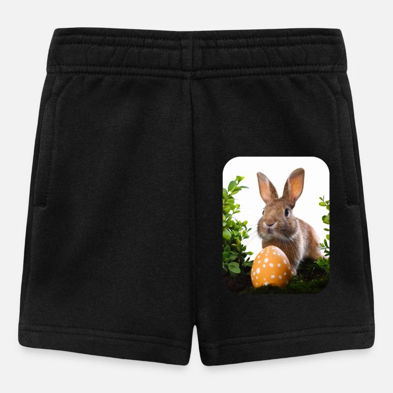 Lapin de Pâques - Short Bébé - noir