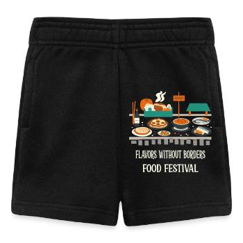 Street Food Festival - Baby Shorts - Schwarz - Vorne