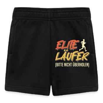 Laufen ELITE LÄUFER BITTE NICHT ÜBERHOLEN Lustiges - Baby Shorts - Schwarz - Vorne