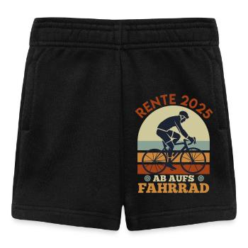 RENTE 2025 AB AUF'S FAHRRAD Radeln Lustiges - Baby Shorts - Schwarz - Vorne