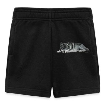 wolf - Baby Shorts - Schwarz - Vorne