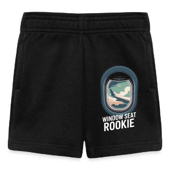 First time flying Travel Memory Sky - Baby Shorts - black - Front