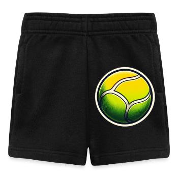 Tennis Ball Green Yellow - Baby Shorts - black - Front