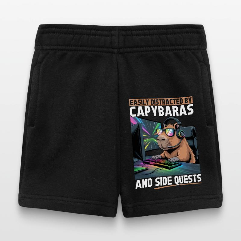 Capybara PC Gamer Gaming Baby Shorts