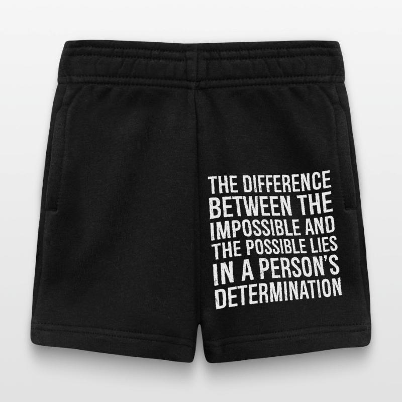 la différence entre l’impossible et le Short Bébé