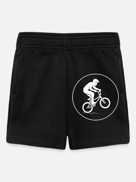 BMX-Piktogramm - Baby Shorts - Schwarz