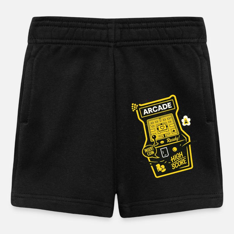 Arcade Ready High Score - Baby Shorts - black