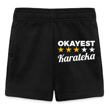 Karatéka moyen - Short Bébé - noir - Devant