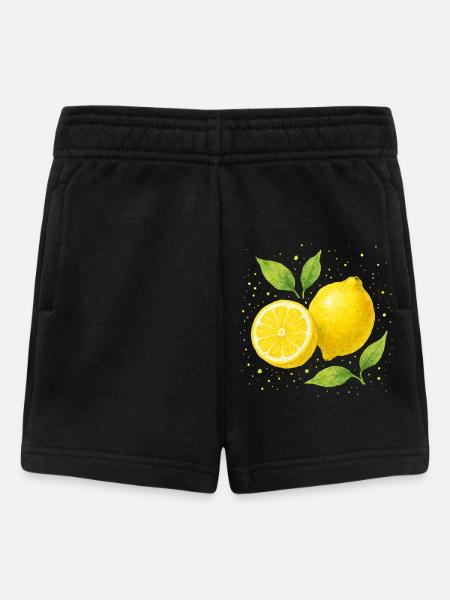 Citrons - Short Bébé - noir