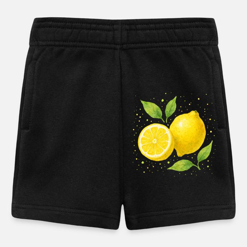 Citrons - Short Bébé - noir