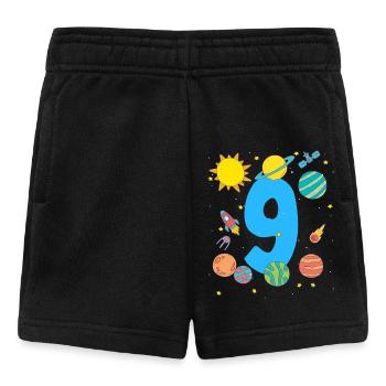 Aventure spatiale numéro neuf - Short Bébé - noir - Devant