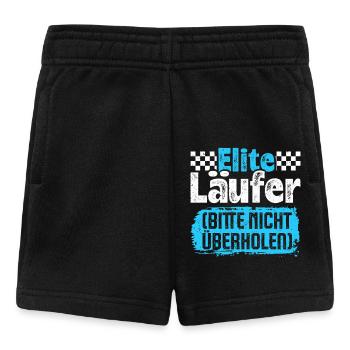 Laufen ELITE LÄUFER BITTE NICHT ÜBERHOLEN Lustiges - Baby Shorts - Schwarz - Vorne