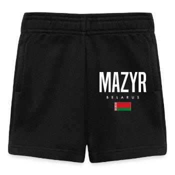 Mazyr Belarus Weißrussland - Baby Shorts - Schwarz - Vorne