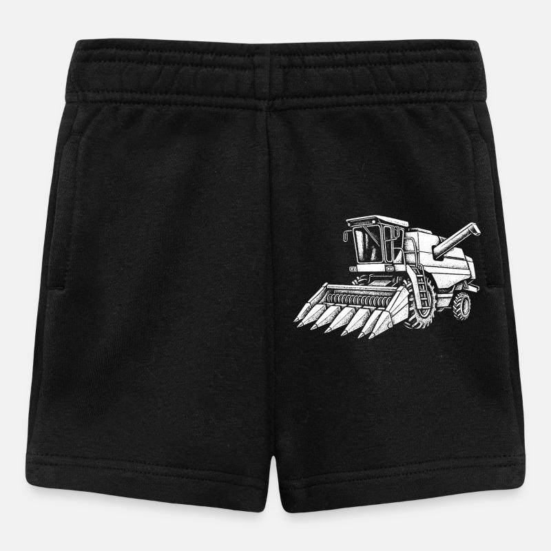 Maiserntemaschine - Baby Shorts - Schwarz