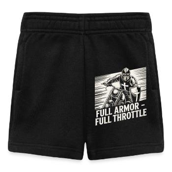 Christian Biker Full Armor Full Throttle - Baby Shorts - black - Front