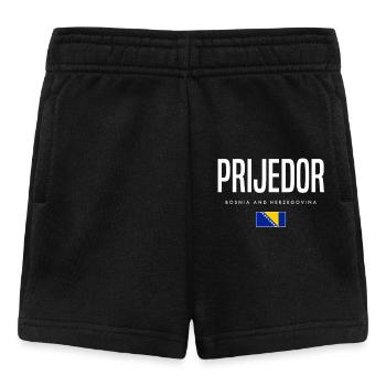 Prijedor, Bosnia and Herzegovina - Baby Shorts - black - Front