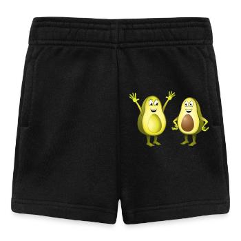 Image de deux avocats joyeux - Short Bébé - noir - Devant