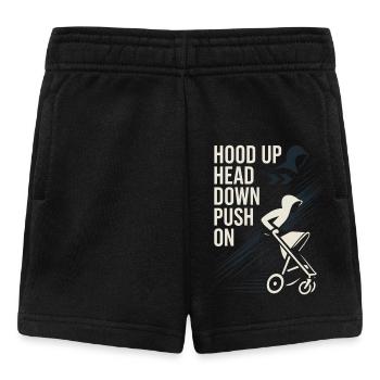 Kinderzimmervater Vaterschaft Pride - Baby Shorts - Schwarz - Vorne
