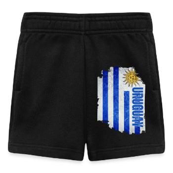 Vertikale Uruguay-Flagge, uruguayischer Stolz - Baby Shorts - Schwarz - Vorne