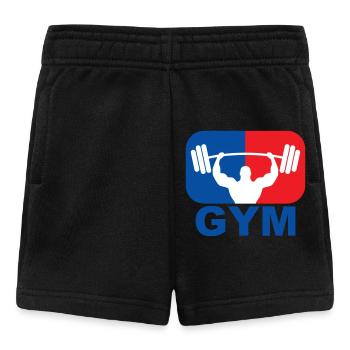GYM Musculation Poids - Short Bébé - noir - Devant