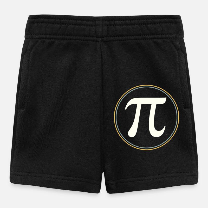 π en cercle – L’élégance des constantes - Short Bébé - noir