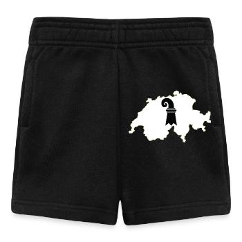 Basel-Stadt Switzerland - Baby Shorts - black - Front