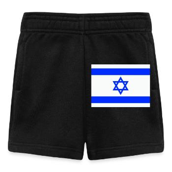 Israel Flag Flag Coat of Arms Star of David Jerusalen - Baby Shorts - black - Front