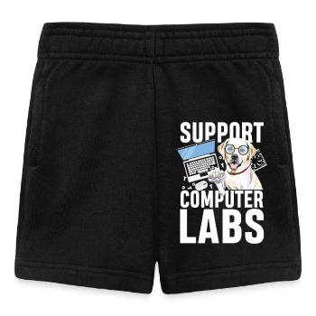 Support computer labs - Baby Shorts - Schwarz - Vorne