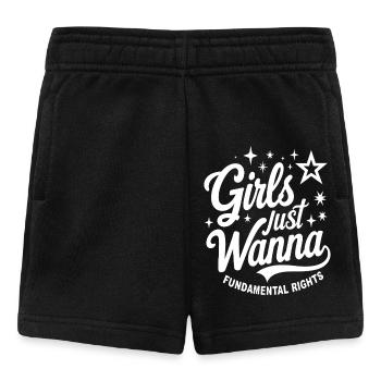 Les filles veulent simplement des droits fondamentaux - Short Bébé - noir - Devant