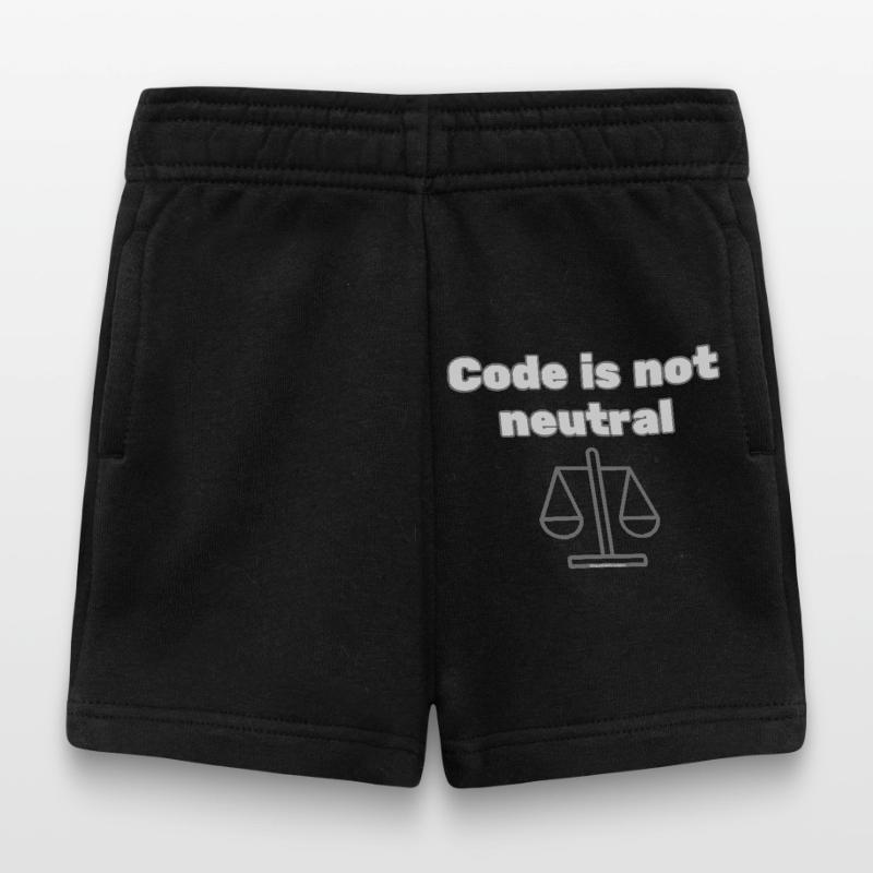Code Is Not Neutral - Ethical Coder Statement Baby Shorts