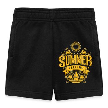 SUMMER Feeling yellow Graphic - Baby Shorts - Schwarz - Vorne