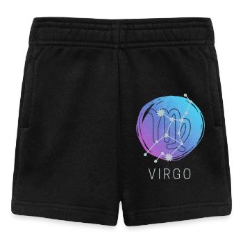 Jungfrau Tierkreiszeichen Horoskop Sternzeichen - Baby Shorts - Schwarz - Vorne