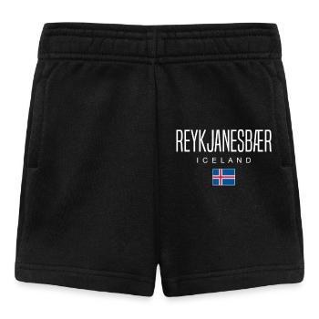 Île de Reykjanesbær - Short Bébé - noir - Devant