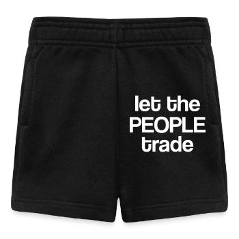 Laissez le peuple commercer - Short Bébé - noir - Devant