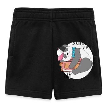 Heure de l’école - Short Bébé - noir - Devant