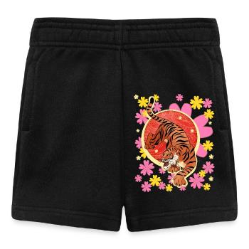 Tiger national day - Baby Shorts - Schwarz - Vorne