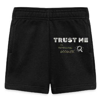 Un gars qui sait tout - Short Bébé - noir - Devant