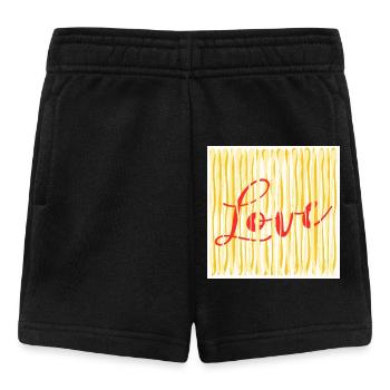 LOVE PÂTES SPAGHETTI COOKING - Short Bébé - noir - Devant