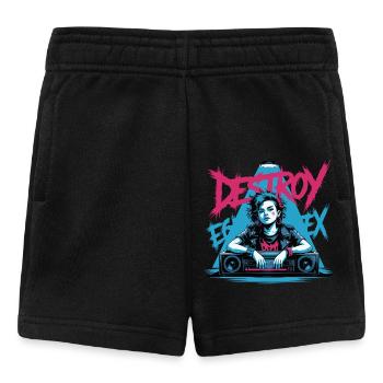 SYSTEM ZERSTÖREN - Baby Shorts - Schwarz - Vorne