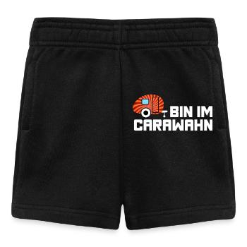Caravan Caravan Madness Camping Cool Sayings - Baby Shorts - black - Front