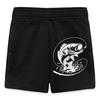 Dynamische Barschfisch-Illustration - Baby Shorts - Schwarz - Vorne
