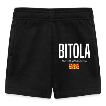 Bitola, Macédoine du Nord - Short Bébé - noir - Devant