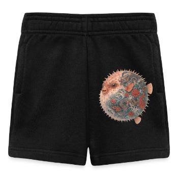 Yakuza Pufferfish – Calm Under Pressure - Baby Shorts - black - Front