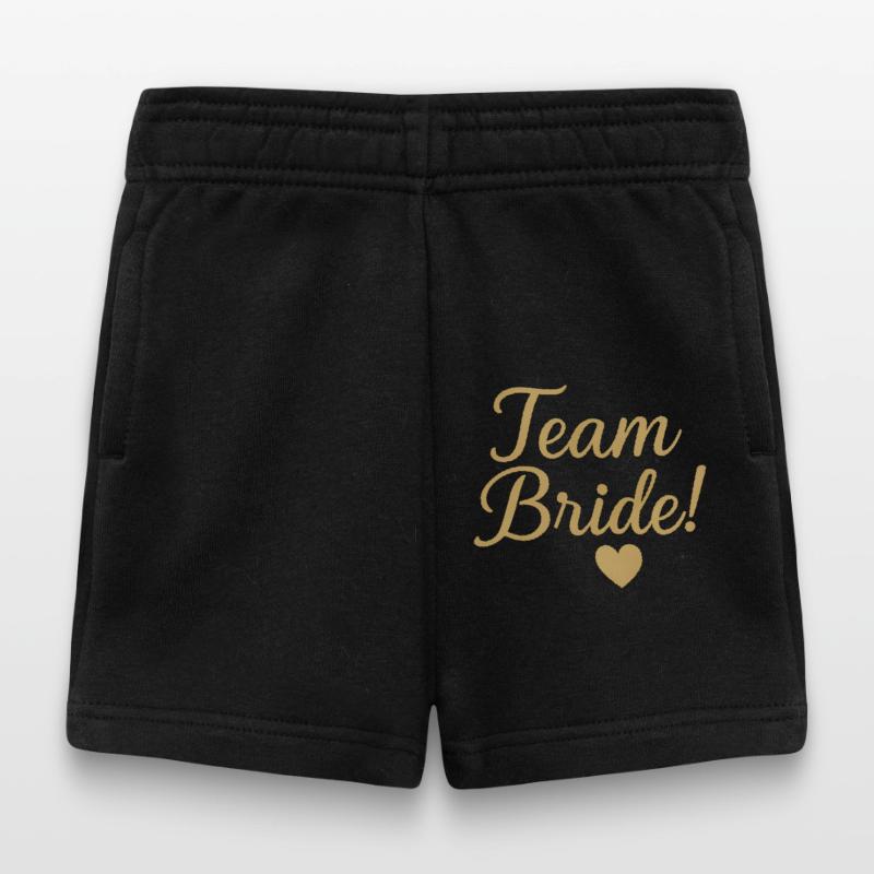 Conception de script d’or de l’équipe Bride. Mariage Short Bébé
