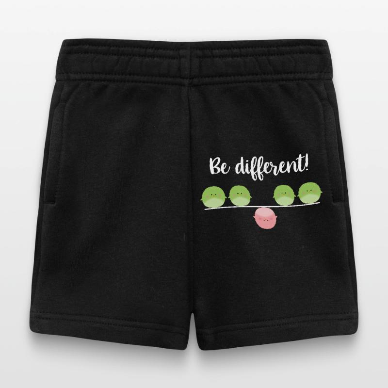 Be different! Sei einfach anders! Baby Shorts