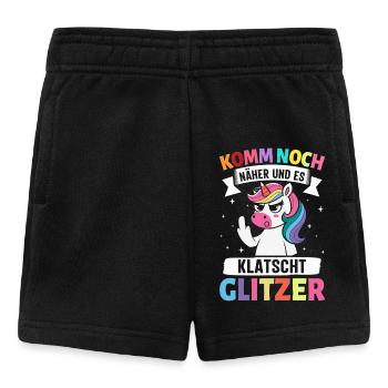 Malle KOMM NOCH NÄHER UND ES KLATSCHT - Baby Shorts - Schwarz - Vorne