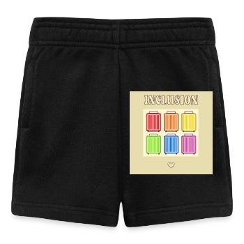 Inclusion Diversit Pride Fiert Suitcase - Baby Shorts - black - Front