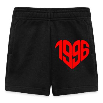 1996 Année du coeur 1996 30e anniversaire Cadeau - Short Bébé - noir - Devant